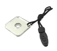 Miroir de Signalisation d'Urgence pour Randonnée, Expédition 5,5x5,5x0,7cm | Acrylique 35g, Aide d'Orientation Basique, pour Kayak, , Sifflet Miroir Compact