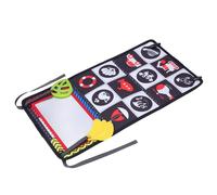 Miroir de sol pour l'heure du ventre, livre de tissu pour bébé avec miroir de sol, livres de tissu avec miroir de ventre, livres de tissu à contraste élevé, livre de tissu à activité pour bébé, livre