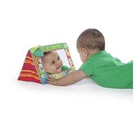 Miroir de sol Sit and See Safari - BRIGHT STARTS - 52035-6-W11 - Cadre en tissu coloré - Feuilles froissées