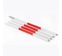 Miroir de test en alliage d'aluminium avec quatre tiges de mesure pour les applications d'ingénierie et d'inspection (tige unique)