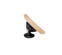 Miroir de tir for Portafilter sans fond, Observation du débit, Machine à café réfléchissante, lentille argentée(Beech Black)