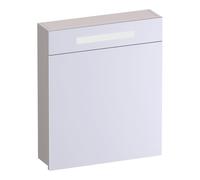 Miroir de toilette BRAUER Promise - 60x70x15cm -- avec éclairage 1 porte miroir ouvrant vers la gauche mat sable SK-PR60LMS