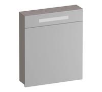 Miroir de toilette BRAUER Promise - 60x70x15cm -- avec éclairage 1 porte miroir ouvrant vers la gauche Timber Greige SK-PR60LTE