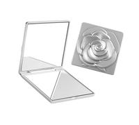 Miroir De Vanité À Double Angle Portable Avec Un Cadre En Plastique Et Des Précisions Cosmétiques Professionnelles Miroir Double Côté Pour Une Application De Maquillage Précise