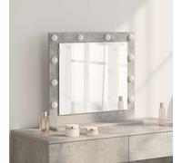 vidaXL Miroir cosmétique blanc 70 x 50 x 18 cm Bois composite et verre
