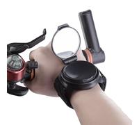 Miroir de Vélo de Cyclisme,Rétroviseur Vélo,Réglable 360° Rotatif Miroirs de Vélo,Protège-Poignets Bracelets Rétroviseur pour Cyclistes Montagne Vélo de Route Équitation,Bracelet rétroviseur