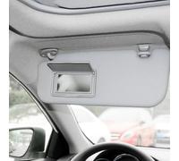 Miroir de voiture intégré avec visière de maquillage Beige/gris E170 Panneau en plastique Accessoire d'intérieur compatible avec E160 - (2014-2017) (Gris Gauche)