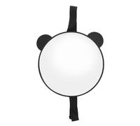 Miroir de voiture pour b é b forme ronde HD s é curit r é troviseur de voiture pour nouveau - n é s orient é s vers l ' arri è re avec oreilles d ' ours mignonnes ABS acrylique 6,7