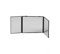 Miroir de voyage compact à 3 panneaux pour rasage de cheveux (noir)