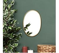 Miroir Deco Contour Deco Dore Ovale
