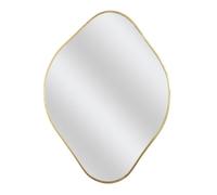 AltoBuy Miroir Déco Losange 60 cm avec Contour Doré