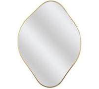 Miroir Déco Losange 60 cm avec Contour Doré - JORIS -