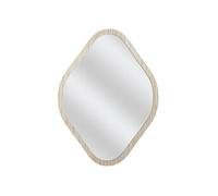 AltoBuy Miroir déco Losange 60 cm avec Contour en Bois