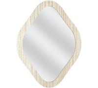 Miroir Déco Losange "Elio" 34cm Naturel