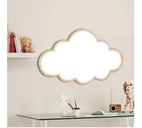 Miroir décoratif - GOTOTOP - Nuage/Lapin - Acrylique - Argent - Chambre d'enfants