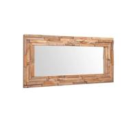 Miroir décoratif - vidaXL - Rectangulaire - Teck - 120 x 60 cm - Intérieur Marron G
