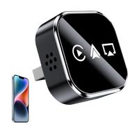 Miroir d'Écran pour Voiture,Convertisseur Vidéo Automobile | Adaptateur TV Automobile Filaire sans Fil - pour Lien Audio Média Appairage Téléphone Portable Regarder des Films