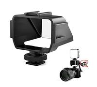 Miroir D'Écran Selfie Vlog pour Appareil Photo avec Adaptateur de Montage a Chaussure Froide, Compatible avec Sony A7RIV A7RIII A7Rii A7Iii A7Ii A6000 A6300 A6500 Fuji Xt2 Xt3 Xt20 Xt30