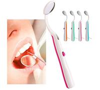 Miroir dentaire antibuée pour inspection dentaire avec lumière LED super lumineuse pour un usage domestique, rose, Taille unique