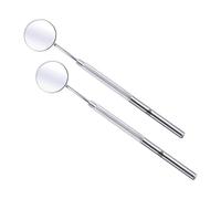 Miroir dentaire ARSUK pour la bouche avec poignée pour le nettoyage des dents en acier inoxydable - Miroir buccal anti-buée pour l'hygiène bucco-dentaire, idéal pour un usage domestique et personnel