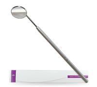 Miroir dentaire avec poignée - Miroir d'inspection dentaire en acier inoxydable pour usage domestique, également adapté aux extensions de cils