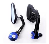 Miroir D'extrémité Barre Guidon De 22mm, Rétroviseur Universel Moto Pour Suzuki Pour GSR 600 Ensemble miroirs(Blu)