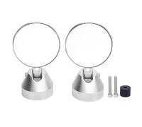 Miroir d'extrémité de barre de moto, guidon rond de remplacement pour Sprint 50 150 Prima 50 150 GTS 150 250 300 2013 2024 (Argent)