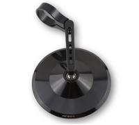 Miroir D'Extrémité Du Guidon Universal Aluminium Noire Gauche Droite Highsider