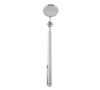 Akozon Miroir d'inspection télescopique pour voiture, lentille ronde extensible pour l'électronique et l'utilisation en atelier (pince à stylo)