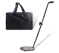Miroir d'inspection sous véhicule, 55" Miroir d'inspection télescopique avec Roues et lumière LED, Miroir de Recherche Convexe pour l'inspection de sécurité de Voiture/Camion/équipement/étagère/Coin