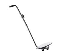 Miroir d'inspection sous véhicule, miroir portable de recherche de véhicule avec lumière LED, poignée télescopique et angle de miroir réglables