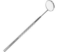 Miroir d'inspection - taille 6 - non grossissant - acier inoxydable