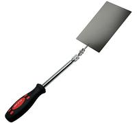 Miroir d'inspection télescopique XXL en acier inoxydable de qualité professionnelle - Dimensions du miroir : 150 x 90 mm (rectangle) - Longueur totale : 1240 mm - Miroir de surveillance / de contrôle