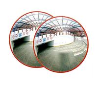 Miroir d'intérieur convexe grand angle de sécurité incurvé en polycarbonate pour commerces, magasins, stationnement, atelier, allée de supermarché