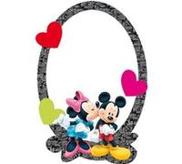 Miroir Disney Mickey et Minnie Multicolore G