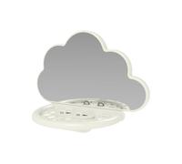 Miroir D'oiseau Avec Perchoir - 18,5x14cm Blanc, À Poche, Jouets De Stand Perroquet, Suspendu Oiseaux, Jouet Perruche Bol D'alimentation | Accessoires Cage Interactifs Pour Les Oiseaux Jouant Au Toile