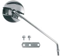Highsider Vespa Right Rearview Mirror Argenté