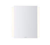 Miroir Duravit Ketho.2, éclairage LED latéral, 600 x 700 x 33 mm,