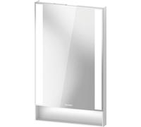 Duravit Qatego miroir, 450x65x750mm, champs lumineux latéraux, intensité lumineuse variable, QA70800, Coloris: Blanc Mat - QA7080018180000