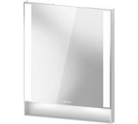 Miroir Duravit Qatego, champs lumineux latéraux, dimmable, 600 x 750 x 65 mm,