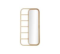 Miroir Échelle Déco Effet Rotin "Panama" 151cm Naturel