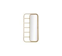 Miroir Echelle Déco Panama Effet Rotin Plastique Naturel 151 cm