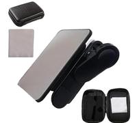 Miroir Effet Lens,Smartphone Camera Mirror Reflection Clip,Clip De Téléphone Mobile Portable,avec Sac De Rangement,Capturez Les Réflexions Époustouflantes,adaptées Aux Vidéos De Photographie De Voyage