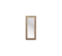 Miroir en bois de manguier beige, rectangulaire, à fixer, cadre 4 cm - Chehoma, Rectangulaire - 77x4x178 cm