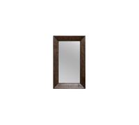 Miroir en bois de manguier marron foncé, carré, à fixer - Chehoma, Durbuy - 89x11x147 cm