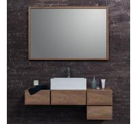 Miroir en bois de teck