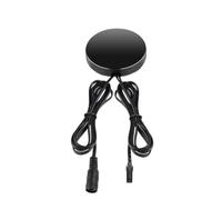 Miroir en bois pénétrable de 25mm, interrupteur variateur tactile for lumière LED 12V-24V 60W, interrupteur à intensité variable par balayage manuel(DC-Dupont wire Black)