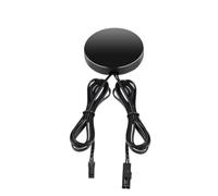 Miroir en bois pénétrable de 25mm, interrupteur variateur tactile for lumière LED 12V-24V 60W, interrupteur à intensité variable par balayage manuel(Dupont Wire Black)