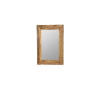 Miroir en bois recy eige, cadre large, à fixer - House Doctor, Pure nature - 90x60x1 cm