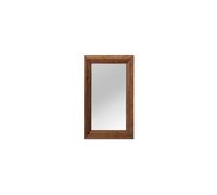 Miroir en bois recyclé marron foncé, rectangulaire, à fixer - Chehoma, Asturias - 149x89x5 cm